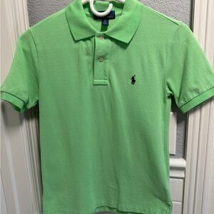 Polo by Ralph Lauren Kids Mesh Lime Polo Shirt